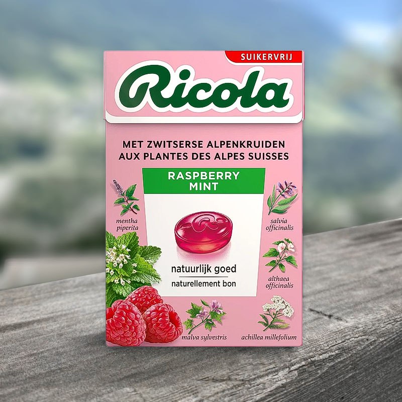 RICOLA RASPBERRY MINT 20 x 50g | VDC & BO